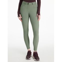 Pantaloni LeMieux grip ginocchia Isabelle donna Rosmarino Verde