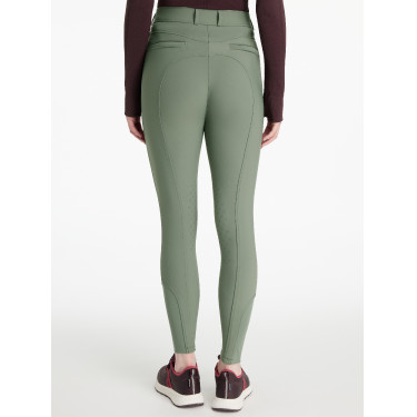 Pantaloni LeMieux grip ginocchia Isabelle donna Rosmarino Verde