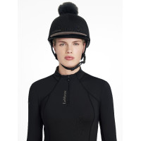 Cappello con pon pon LeMieux amovibile Classico Nero