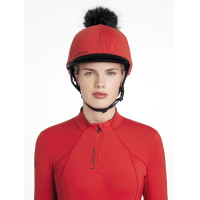 Cappello con pon pon LeMieux amovibile Classico Peperoncino Rosso