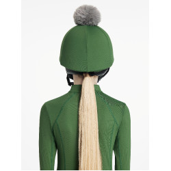 Cappello con pon pon LeMieux amovibile Classico Verde hunter