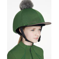 Cappello con pon pon LeMieux amovibile Classico Verde hunter