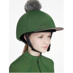 Cappello con pon pon LeMieux amovibile Classico Verde hunter