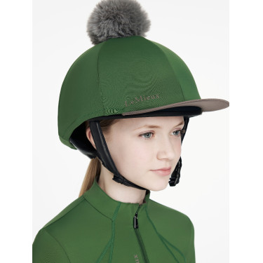 Cappello con pon pon LeMieux amovibile Classico Verde hunter