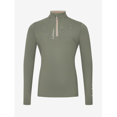 Strato base LeMieux Young Rider Classique a maniche lunghe Rosmarino Verde