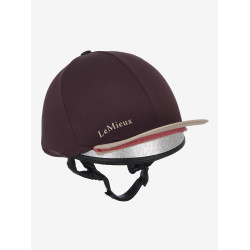 Cappello con pon pon LeMieux amovibile Classico Prugna Viola