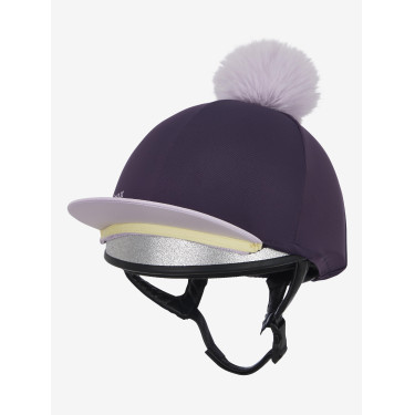 Cappello con pon pon LeMieux amovibile Classico Ginepro Viola