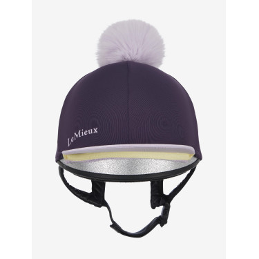 Cappello con pon pon LeMieux amovibile Classico Ginepro Viola
