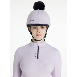 Cappello con pon pon LeMieux amovibile Classico Lilla Viola Cappello con pon pon LeMieux amovibile Classico Lilla Viola