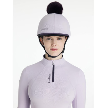 Cappello con pon pon LeMieux amovibile Classico Lilla Viola Cappello con pon pon LeMieux amovibile Classico Lilla Viola