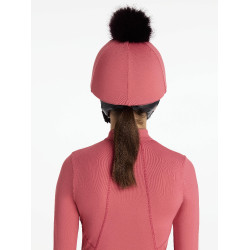 Cappello con pon pon LeMieux amovibile Classico Mirtillo rosso Rosa Cappello con pon pon LeMieux amovibile Classico Mirtillo rosso Rosa