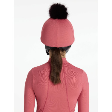 Cappello con pon pon LeMieux amovibile Classico Mirtillo rosso Rosa Cappello con pon pon LeMieux amovibile Classico Mirtillo rosso Rosa