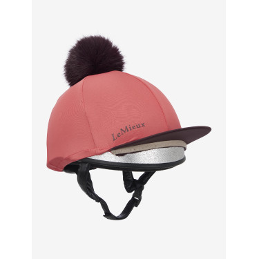Cappello con pon pon LeMieux amovibile Classico Mirtillo rosso Rosa Cappello con pon pon LeMieux amovibile Classico Mirtillo rosso Rosa