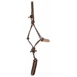 Capestro etologico comfort + lunghina T de T Marrone / beige mescolato Capestro etologico comfort + lunghina T de T Marrone / beige mescolato