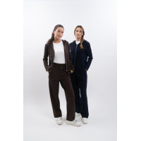 Felpa con zip in maglia Harcour Amelie Cacao Marrone Felpa con zip in maglia Harcour Amelie Cacao Marrone