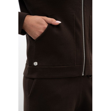 Felpa con zip in maglia Harcour Amelie Felpa con zip in maglia Harcour Amelie