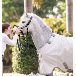 Camicia anti-insetti Horseware Amigo Bug Rug Pony Argento / grigio titanio / argento Camicia anti-insetti Horseware Amigo Bug Rug Pony Argento / grigio titanio / argento
