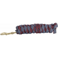 Lunga intrecciata americana T de T Bordeaux / grigio
