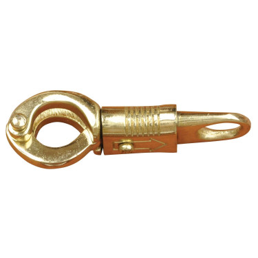 Moschettone anti-panico T de T Ottone Oro