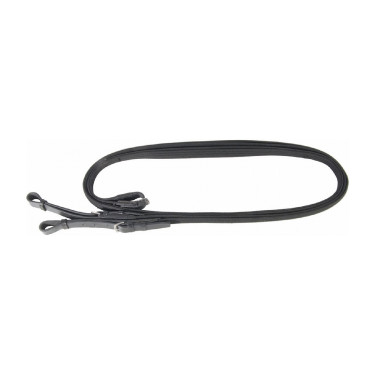 Rênes allemandes en sangle T de T Noir