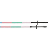 Rênes caoutchouc éducatives T de T Havane foncé