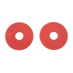 Rondelle in gomma per imboccature T de T Rosso