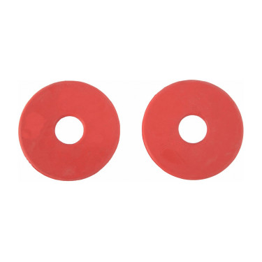 Rondelle in gomma per imboccature T de T Rosso