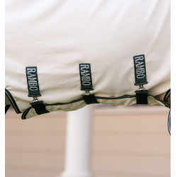 Coperta integrale Horseware Rambo hoody Pony 0g Gesso / verde cacciatore / argento Bianco Coperta integrale Horseware Rambo hoody Pony 0g Gesso / verde cacciatore / argento Bianco