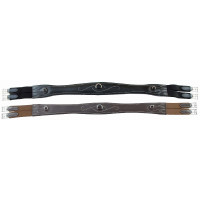 Sangle anatomique cuir lisse T de T Havane foncé