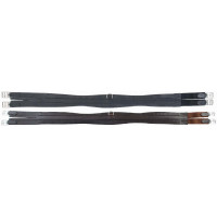 Sangle cuir classique T de T Havane foncé