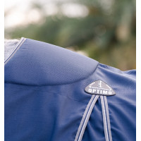 Coperta da box Horseware Rambo Optimo 0g Marino / beige / blu Coperta da box Horseware Rambo Optimo 0g Marino / beige / blu