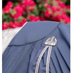 Coperta da box Horseware Rambo Optimo 0g Marino / temporale / grigio argento Blu marino
