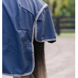 Coperta da box Horseware Rambo Optimo 0g Marino / temporale / grigio argento Blu marino