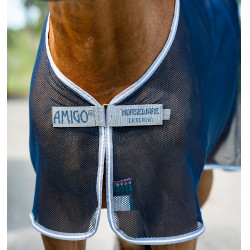 Camicina traspirante a rete Horseware Amigo 0g Marino / grigio titanio / argento Blu marino
