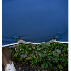 Camicina asciugante Horseware Amigo Jersey 0g Marino / grigio titanio / argento Blu marino