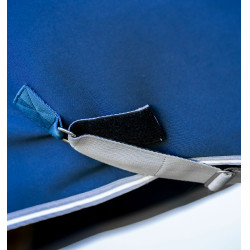 Camicina asciugante Horseware Amigo Jersey 0g Marino / grigio titanio / argento Blu marino