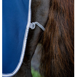 Camicina asciugante Horseware Amigo Jersey 0g Marino / grigio titanio / argento Blu marino