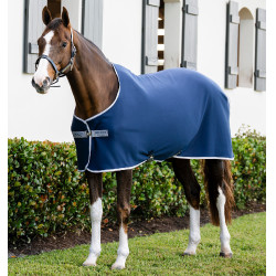 Camicina asciugante Horseware Amigo Jersey 0g Marino / grigio titanio / argento Blu marino