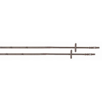 Redini Super Grip con fermagli a T di T Havana scuro