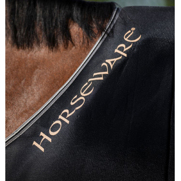 Maglia traspirante Horseware Rambo Airmax Cooler Disc Nero / temporale / grigio argento