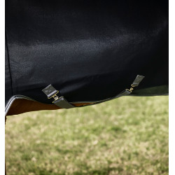 Maglia traspirante Horseware Rambo Airmax Cooler Disc Nero / temporale / grigio argento