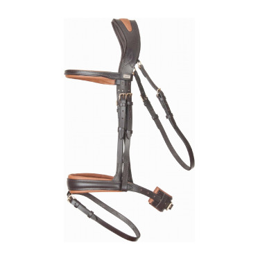 Briglia testiera anatomica Matisse T de T Marrone / tabacco Briglia testiera anatomica Matisse T de T Marrone / tabacco