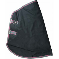 Copricollo impermeabile foderato in policotone T de T Nero / grigio