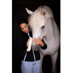 Guanto per la strigliatura Pénélope Nero