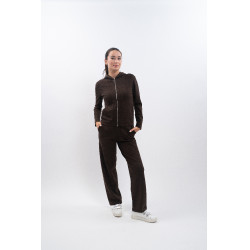 Jogging in maglia Harcour Andrea Cacao Marrone Jogging in maglia Harcour Andrea Cacao Marrone