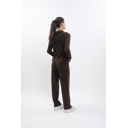 Jogging in maglia Harcour Andrea Cacao Marrone Jogging in maglia Harcour Andrea Cacao Marrone