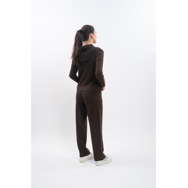 Jogging in maglia Harcour Andrea Cacao Marrone Jogging in maglia Harcour Andrea Cacao Marrone