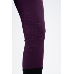 Pantaloni in pile da equitazione Harcour Jaipur Fico Viola