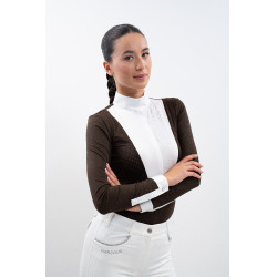 Polo da concorso Harcour Stella donna Cacao Marrone