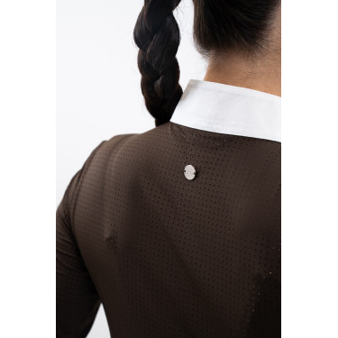 Polo da concorso Harcour Stella donna Cacao Marrone